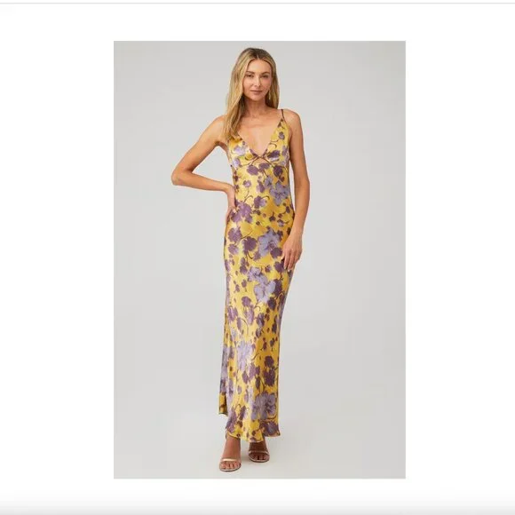 chinese dress ladies Moon Dance V Maxi Dress in Sand